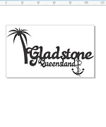 Gladstone Queensland 110 x 65, palm tree and anchor 5   individu